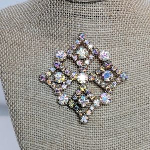 Vintage Amsel Glamorous Rhinestone Brooch